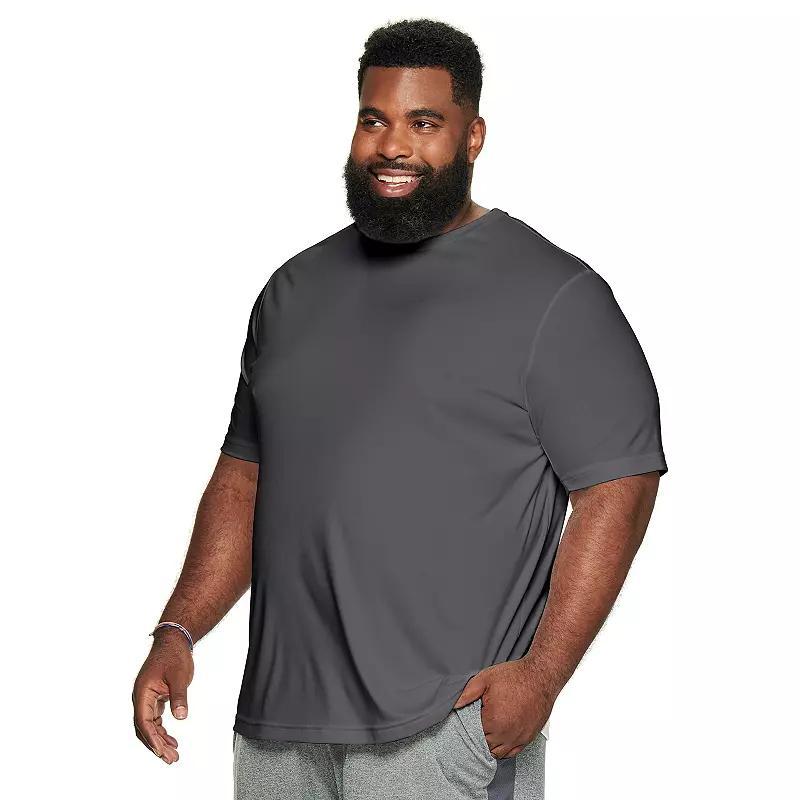 Big & Tall Tek Gear® Dry Tek Tee, Men's, Size: XL Tall, Hawk Gray Product Image