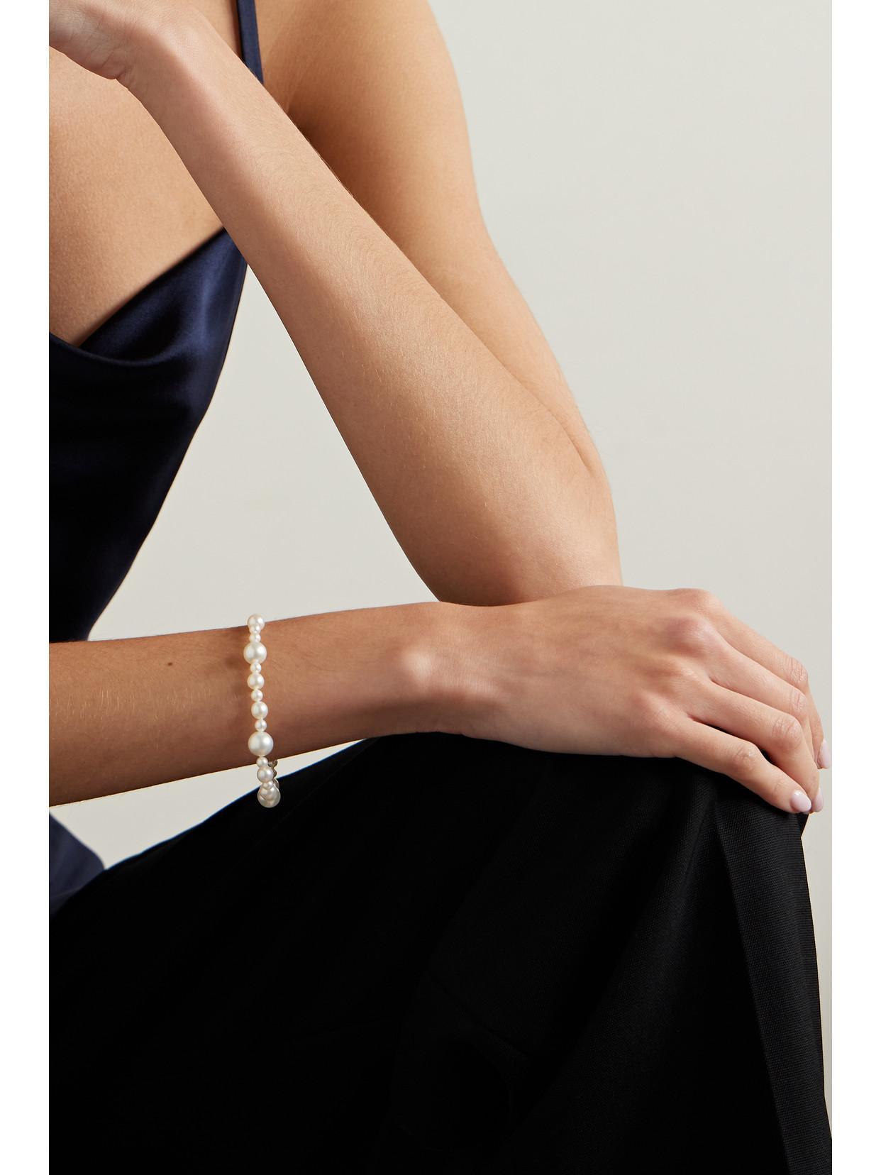 MIZUKI 14-karat Gold Pearl Bracelet Product Image