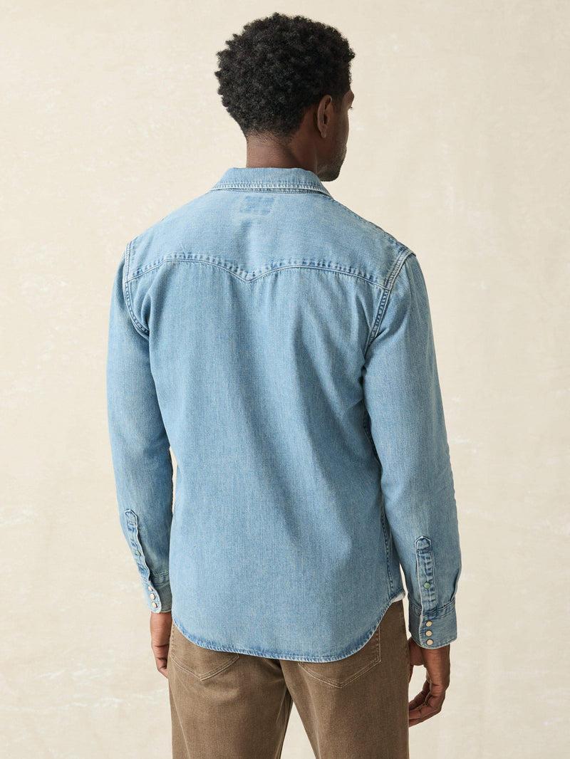 The Western Shirt - Faded Indigo Product Image