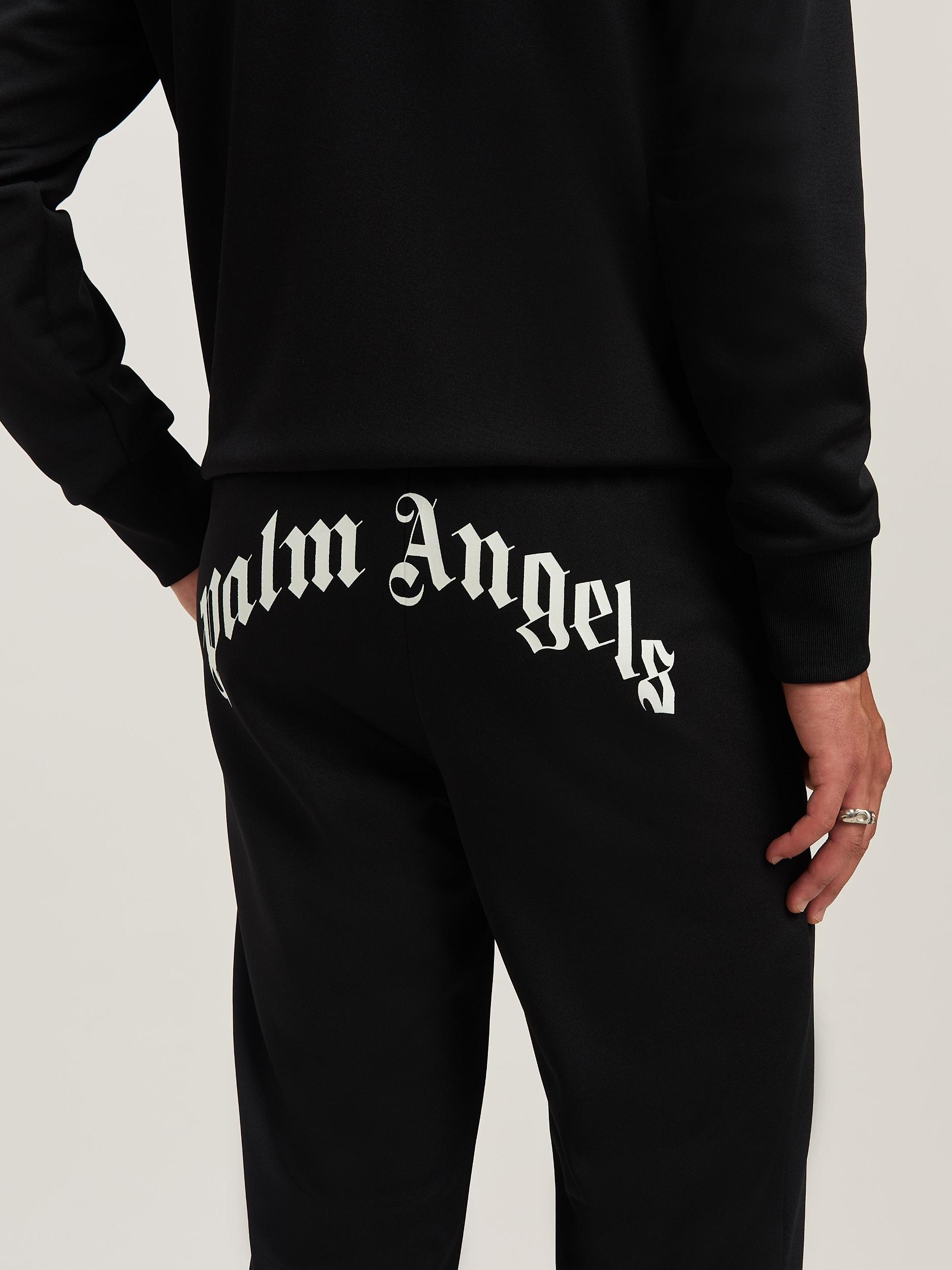 BACK CURVED LOGO TRACK PANTS BLACK - OFF Product Image