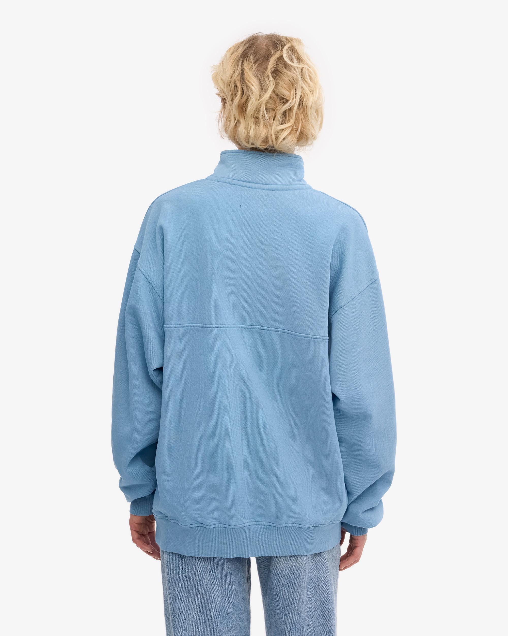 Organic Quarter Zip - Seaside Blue Product Image