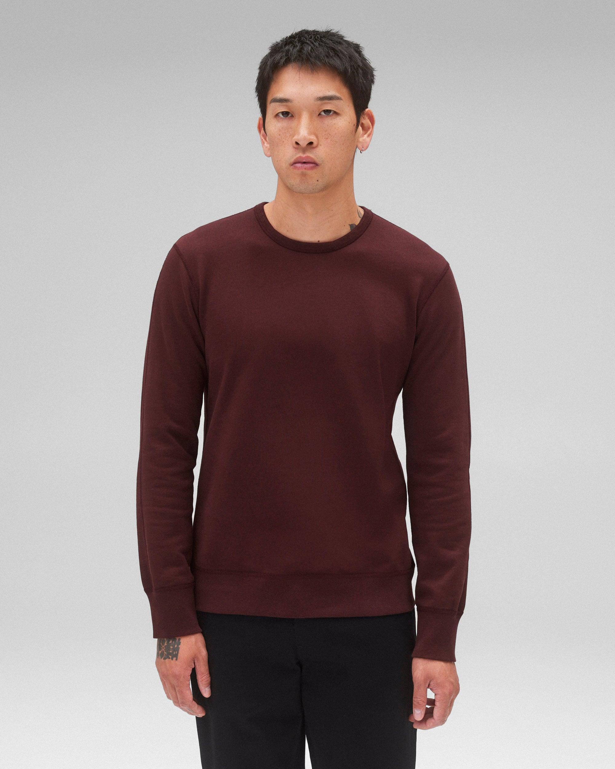 Midweight Terry Slim Crewneck Male Product Image