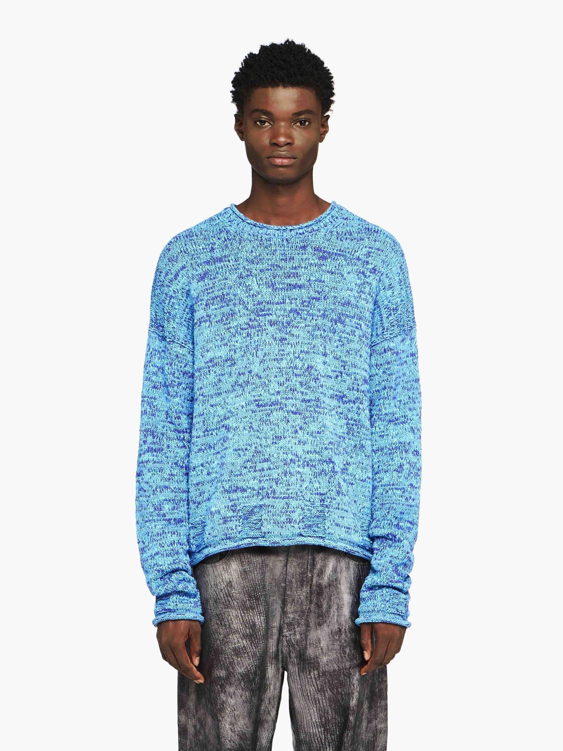 SPACE DYE CREWNECK SWEATER Product Image