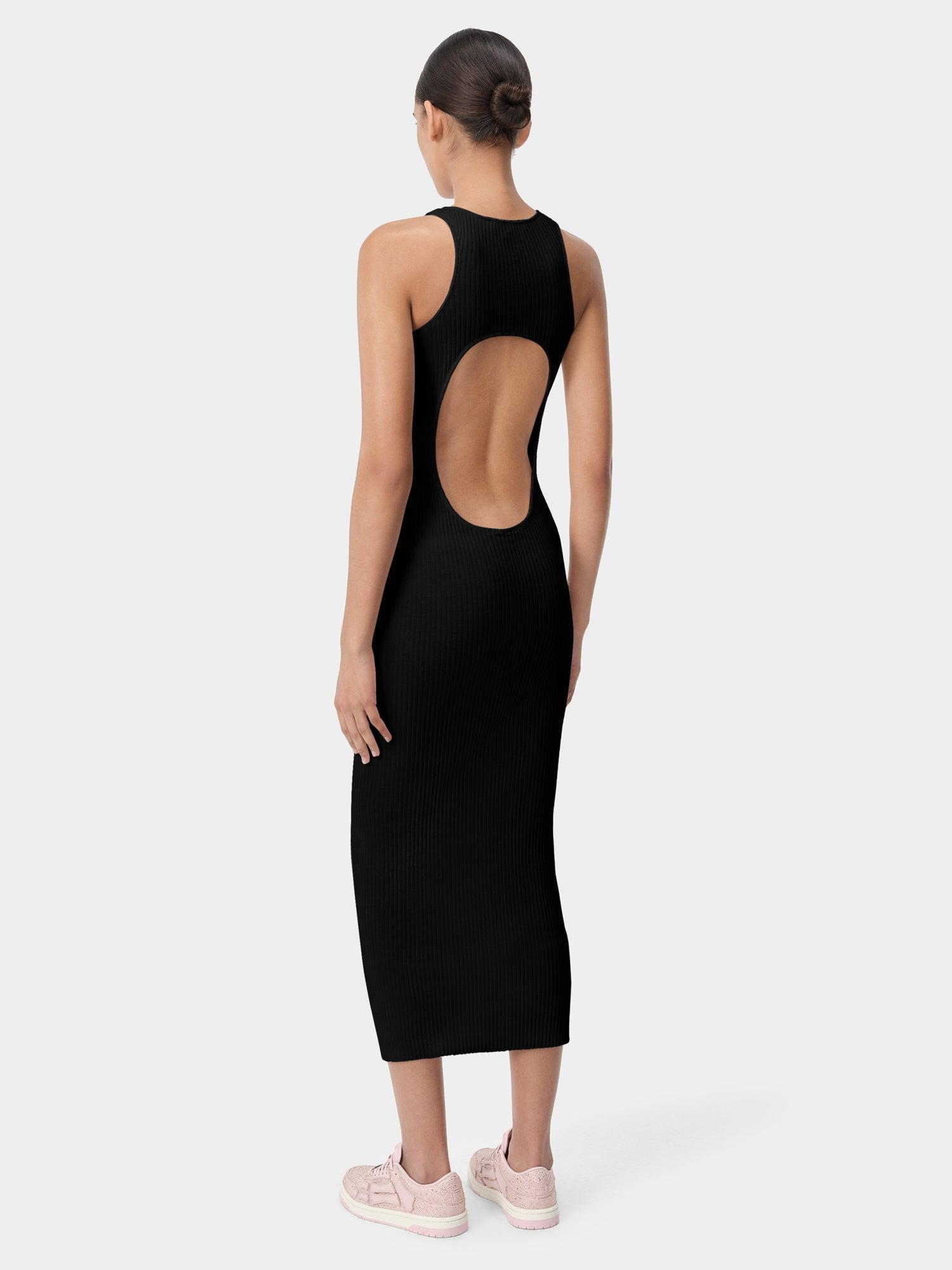 WOMEN - WOMEN'S AMIRI STACKED MAXI DRESS - Black Female Product Image