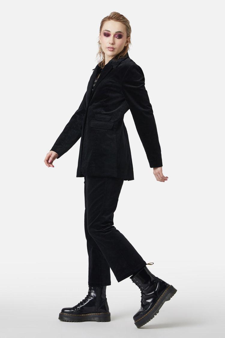 At The Alter Velvet Blazer Product Image