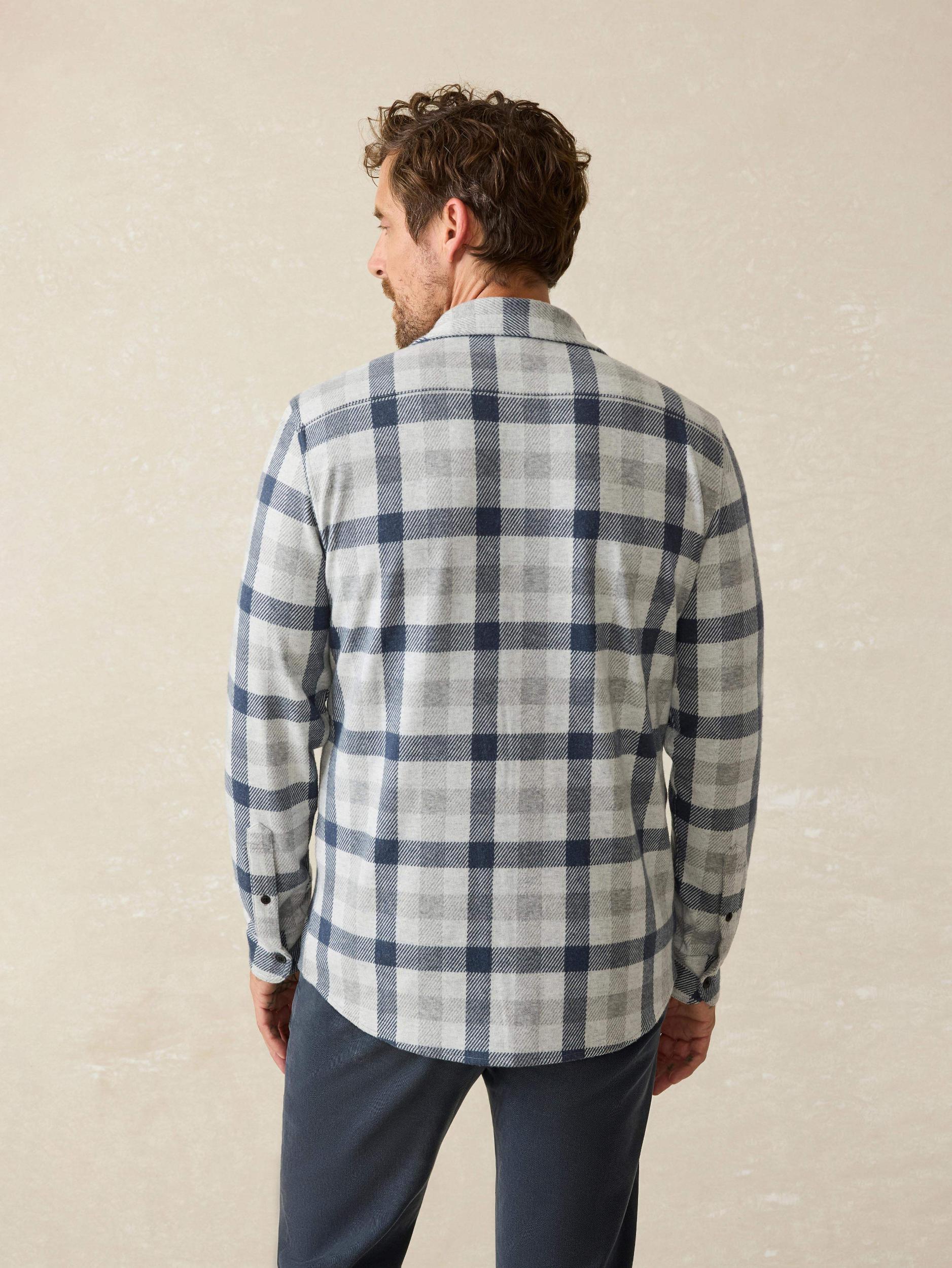Legend™ Sweater Shirt - Snowy Night Check Male Product Image
