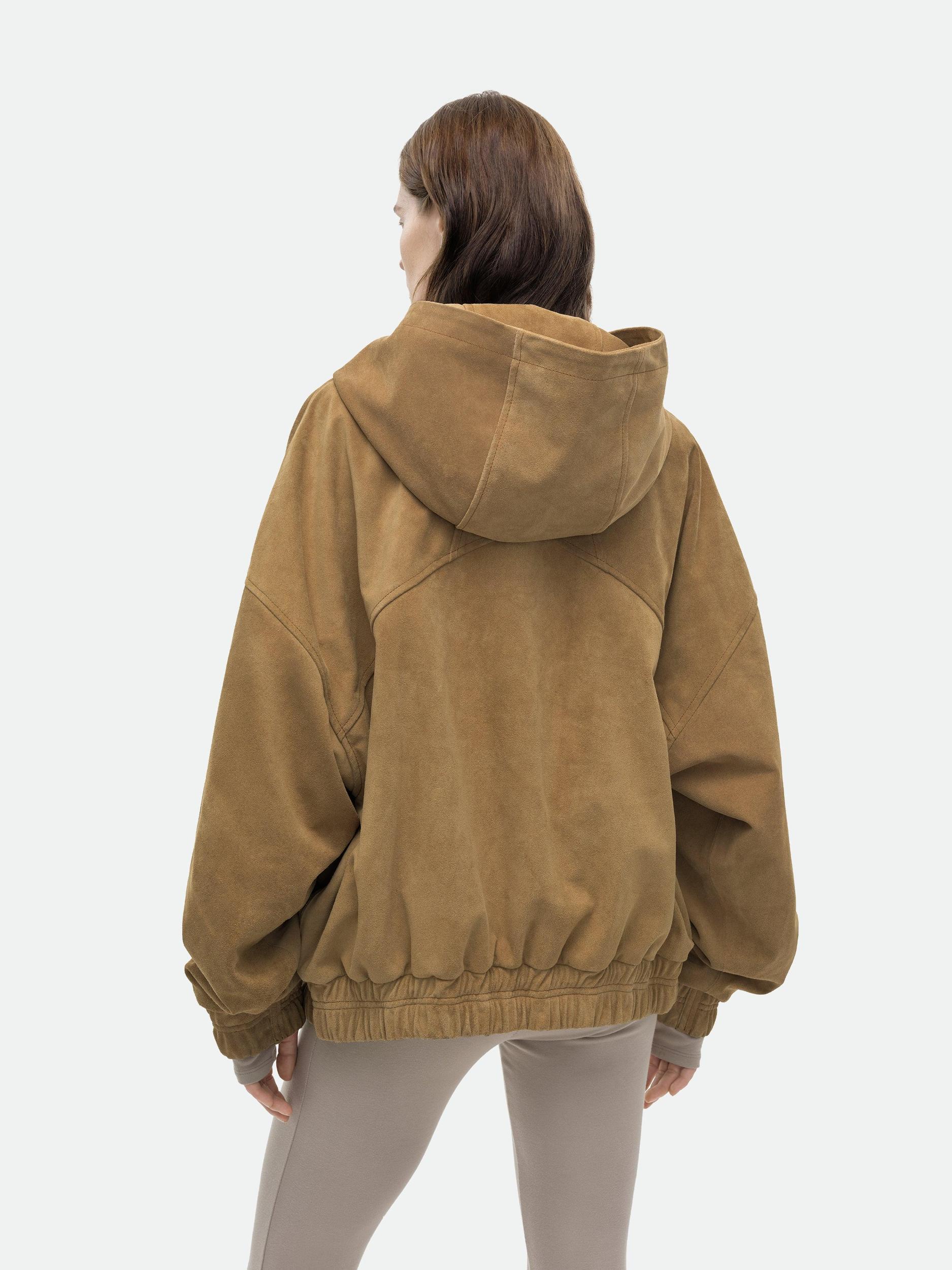 SUEDE RHUDE CREST HOODIE Female Product Image