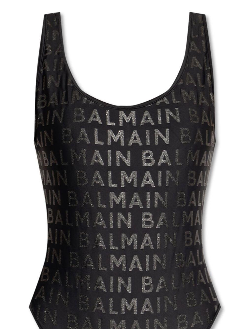 logo-print swimsuit Product Image