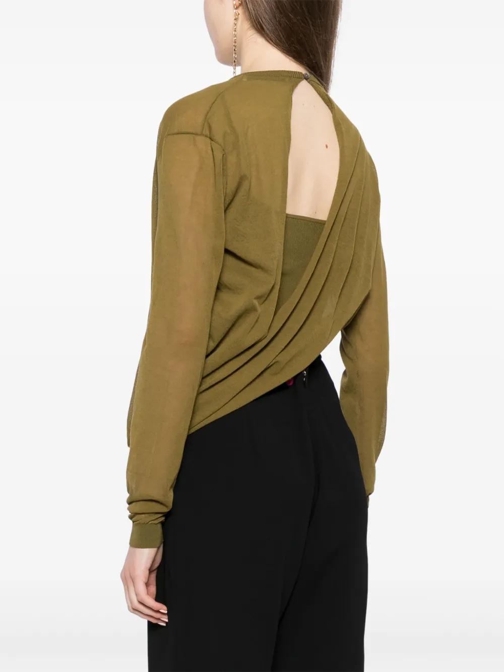 side long-sleeved top Product Image