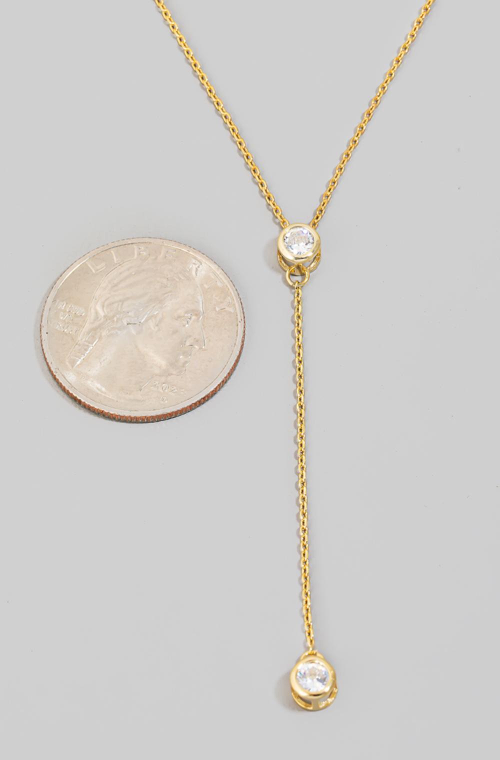 Amy Lariat Chain Necklace Product Image
