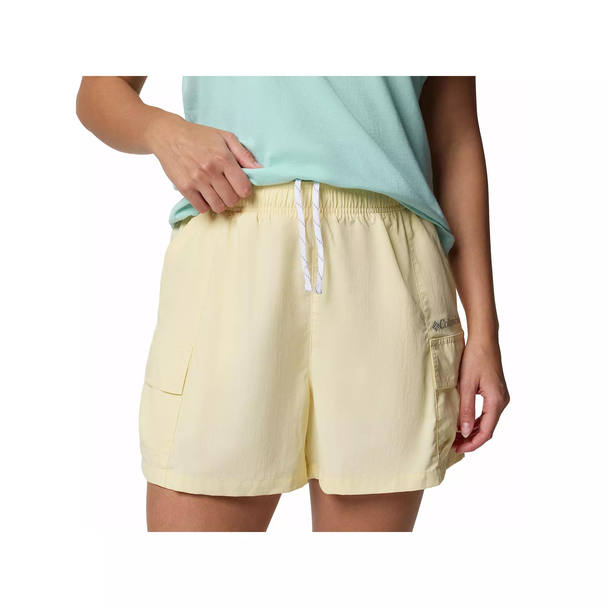 Women's Columbia Sandier Short, Size: Medium, Yellow Wash Product Image