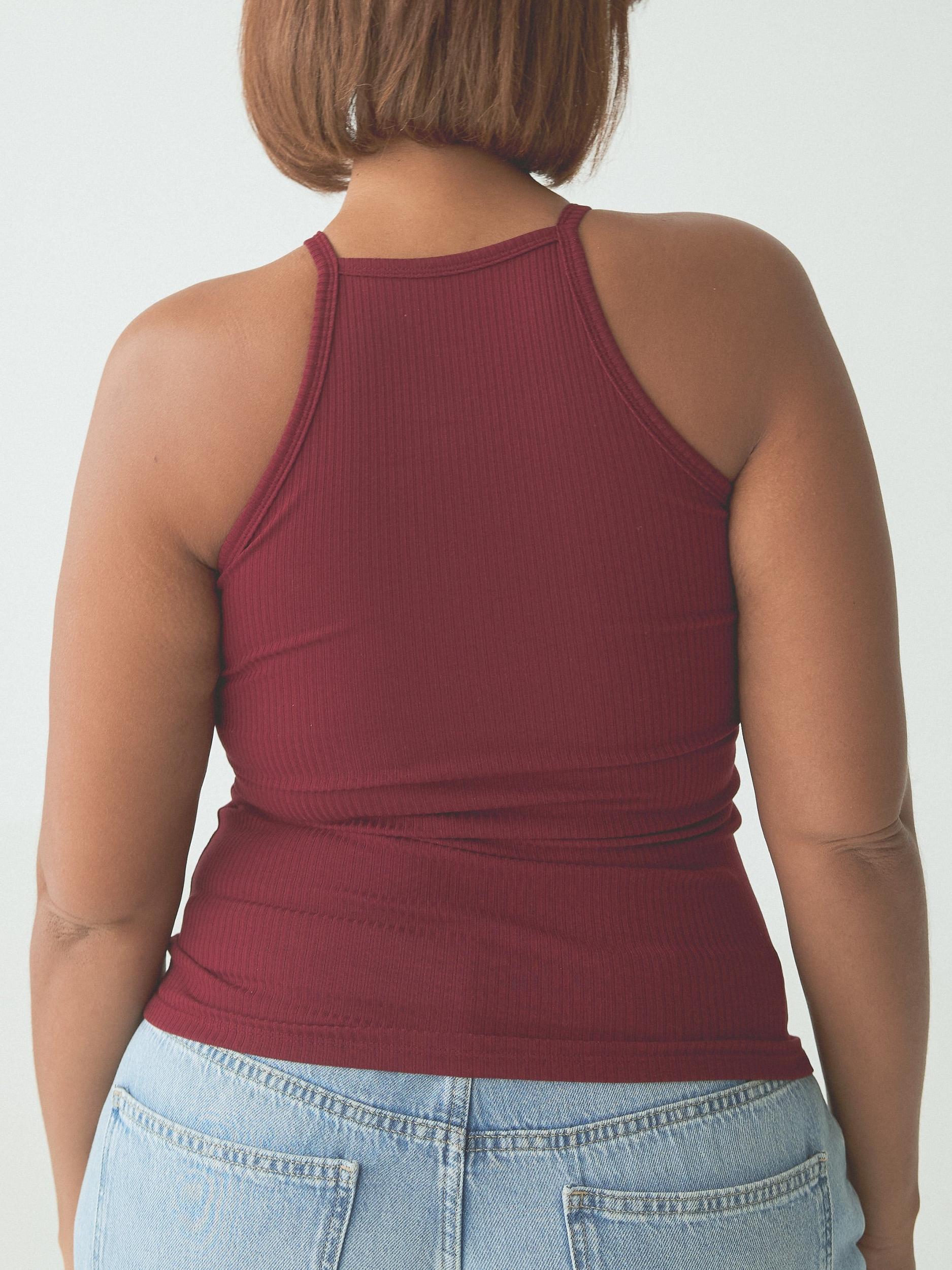 Ribbed High Neck Brami Product Image
