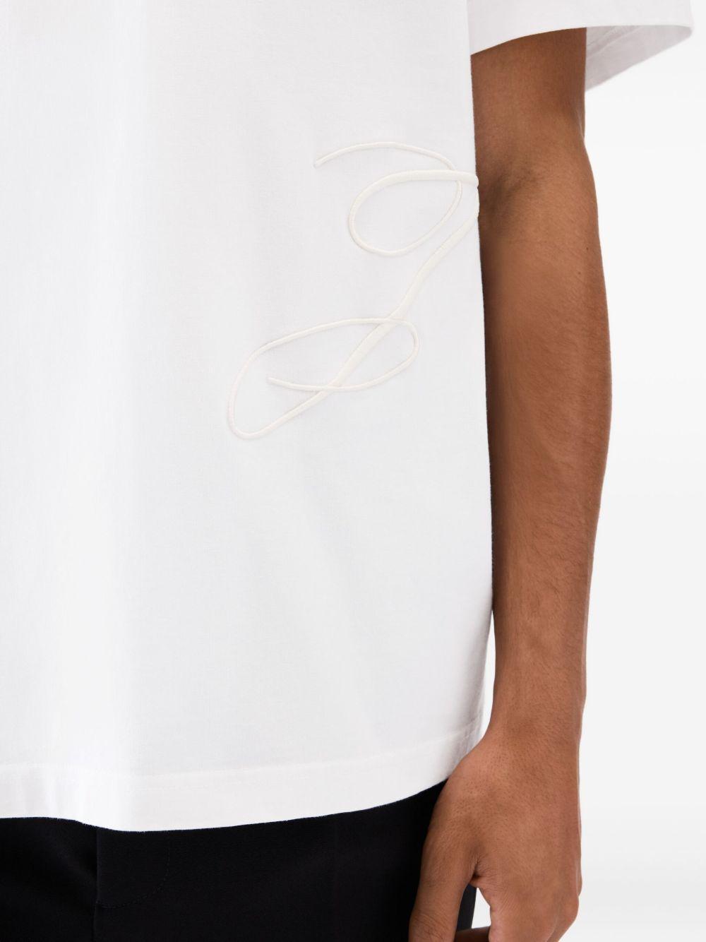 embroidered-logo t-shirt Product Image