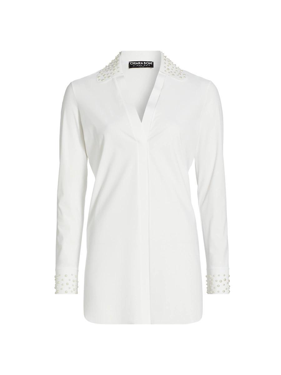 Womens Zoely Embellished Longline Tunic Product Image