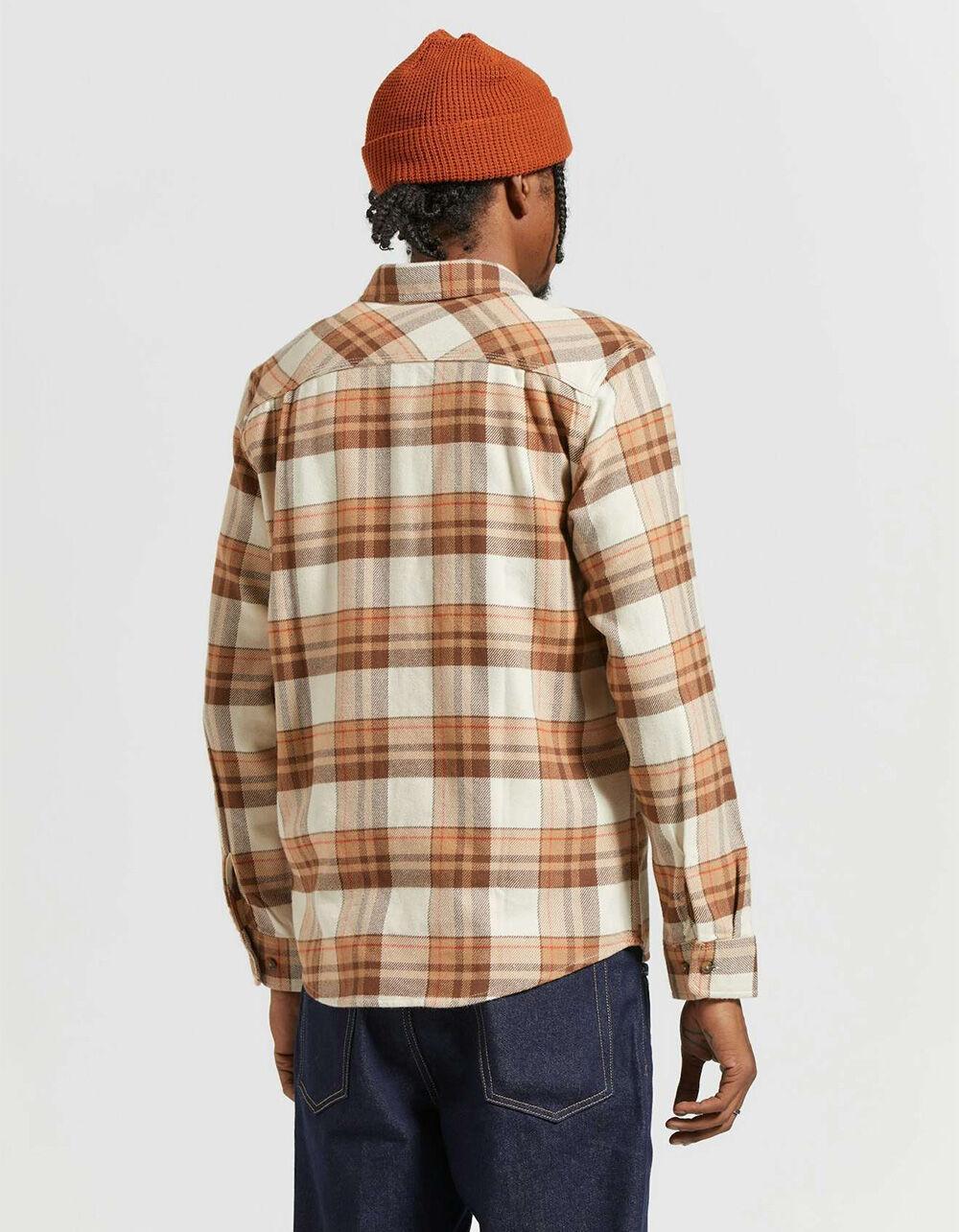 BRIXTON Bowery Mens Flannel - WHEAT Product Image