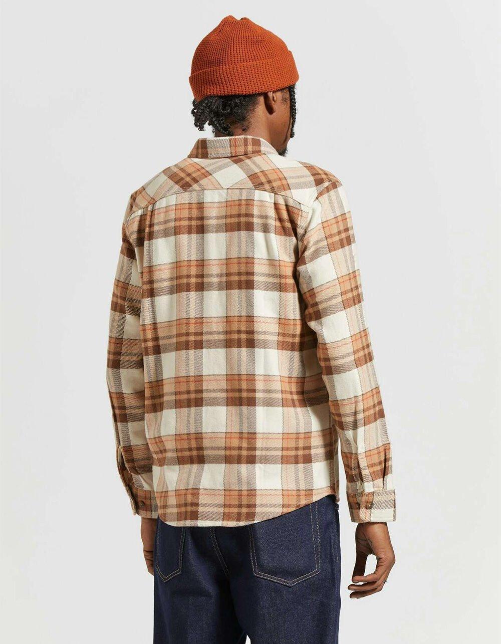 BRIXTON Bowery Mens Flannel - WHEAT Product Image