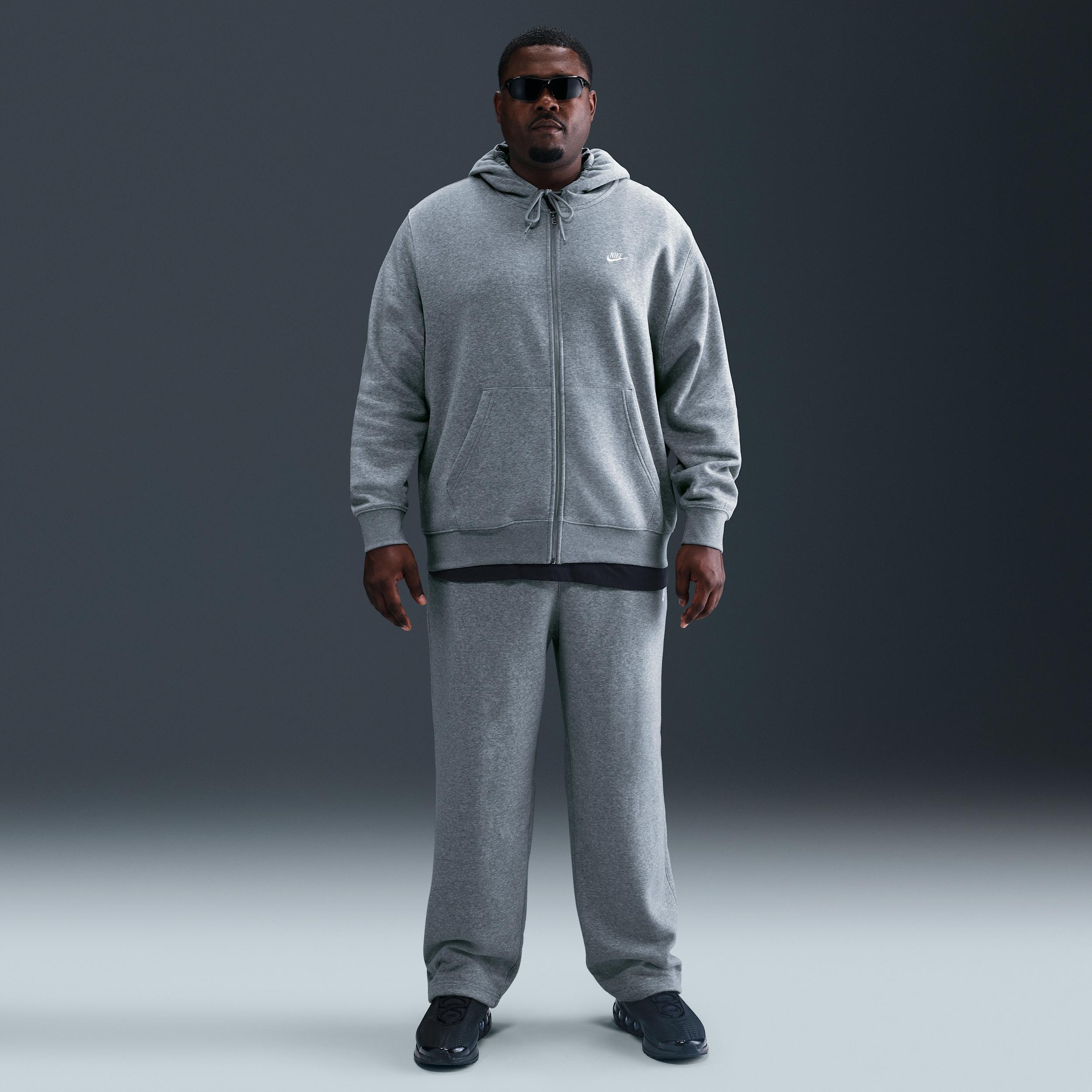 Nike Men's Club Full-Zip Fleece Hoodie Product Image