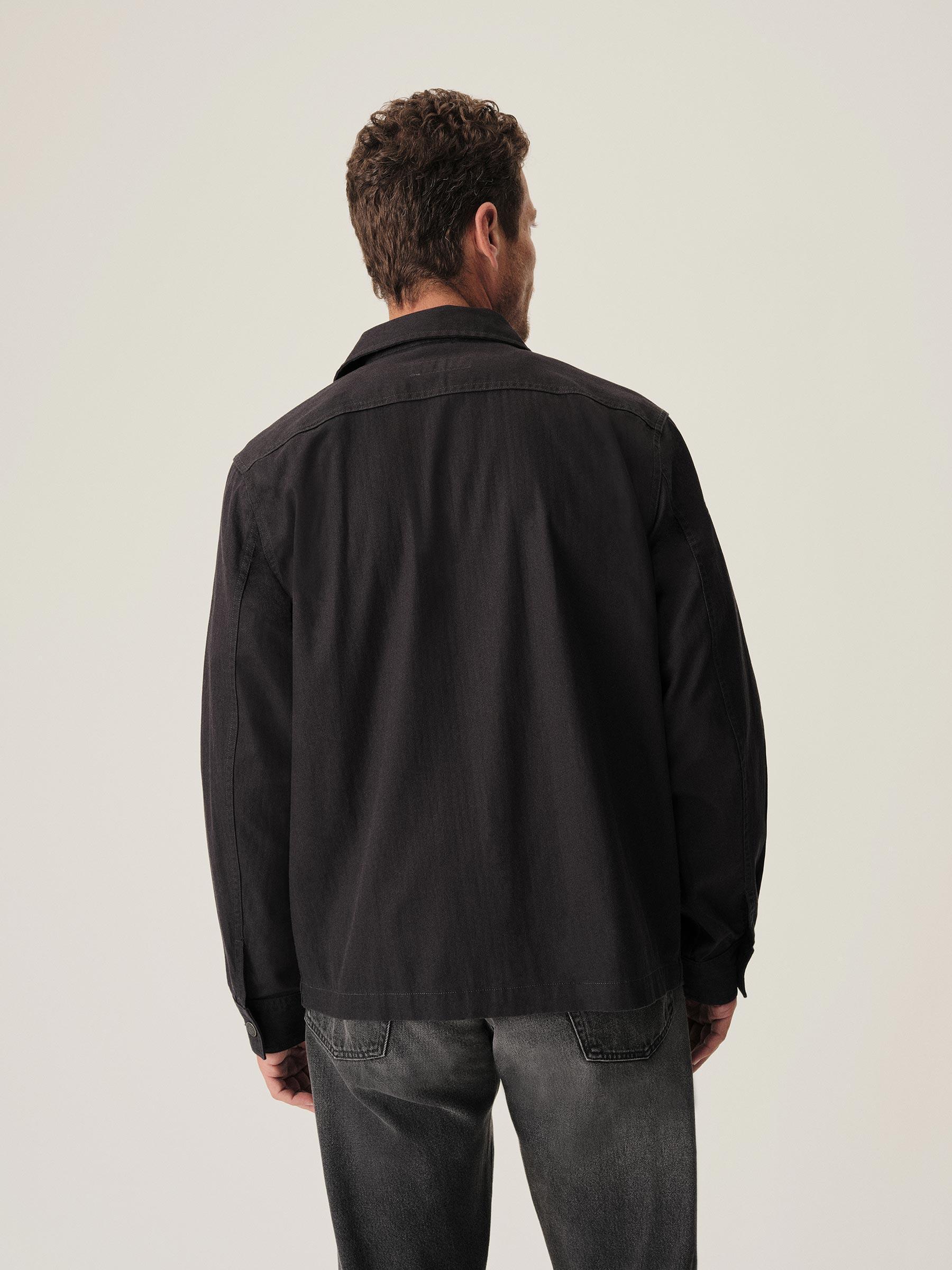 Black Omaha Flyweight HBT P-43 Fatigue Jacket Product Image