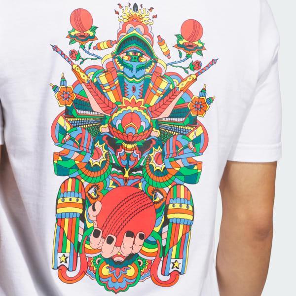 India Cricket Traditional Graphic Tee Product Image
