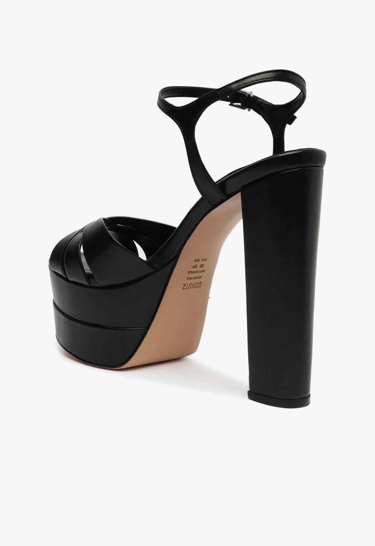 Schutz Womens Keefa Ankle Strap Platform High Heel Sandals Product Image