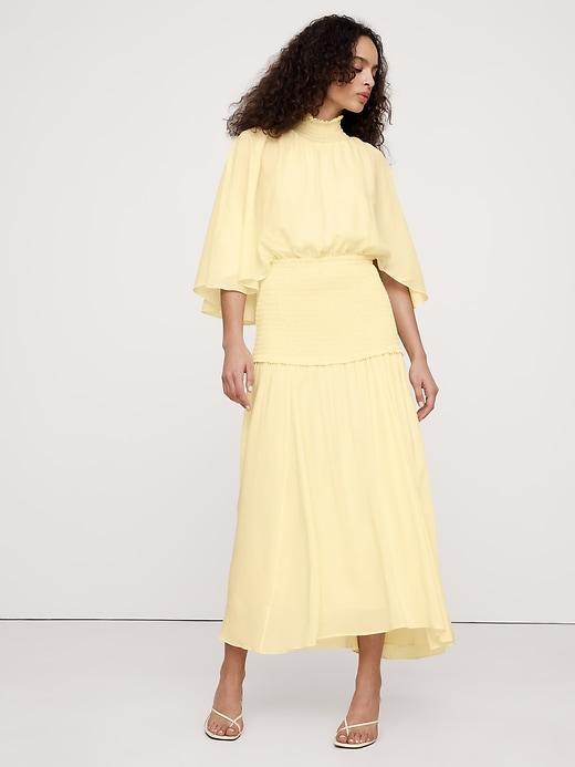 Stretch-Crepe Open-Back Dress Product Image
