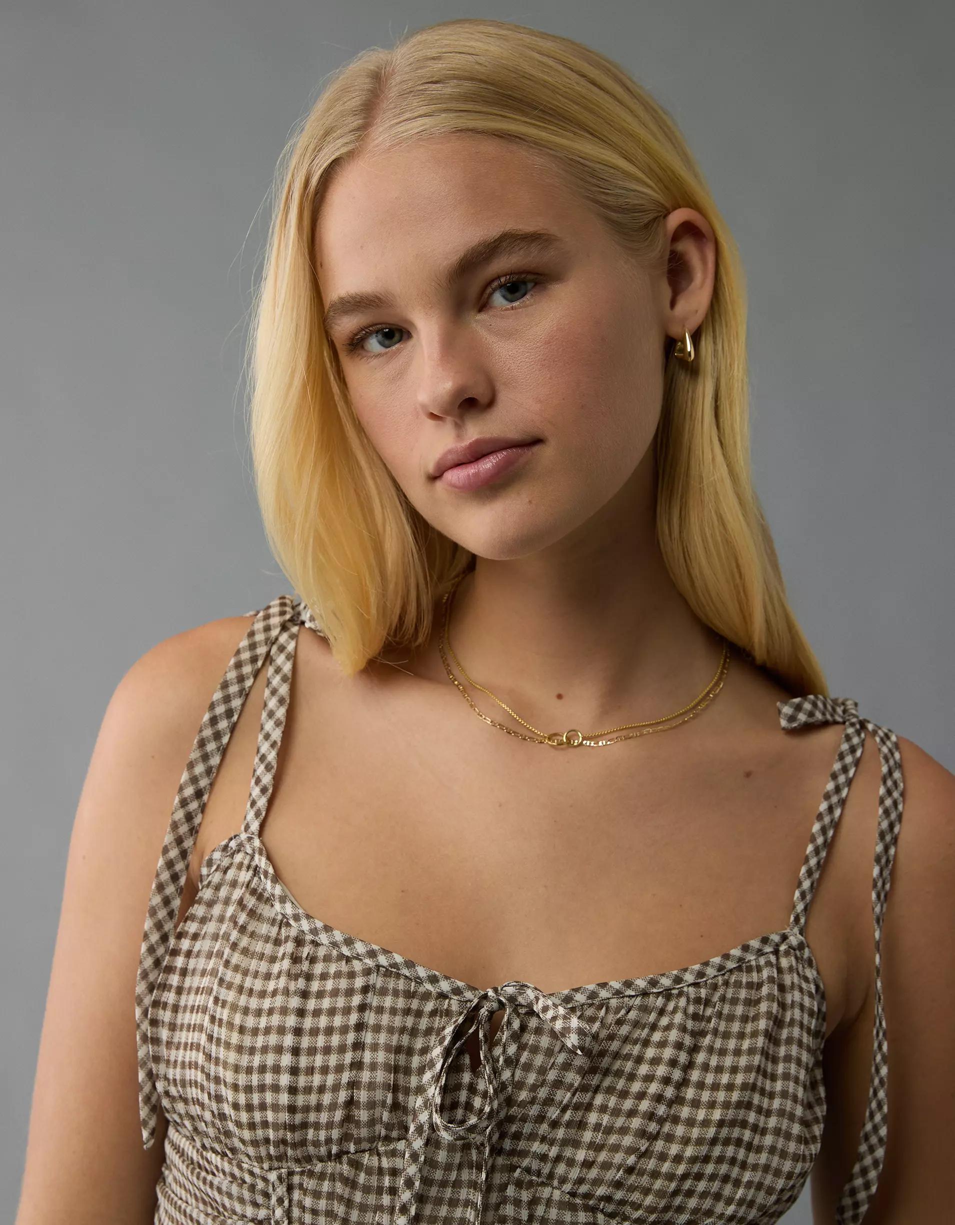 AE Corset Peplum Top Product Image