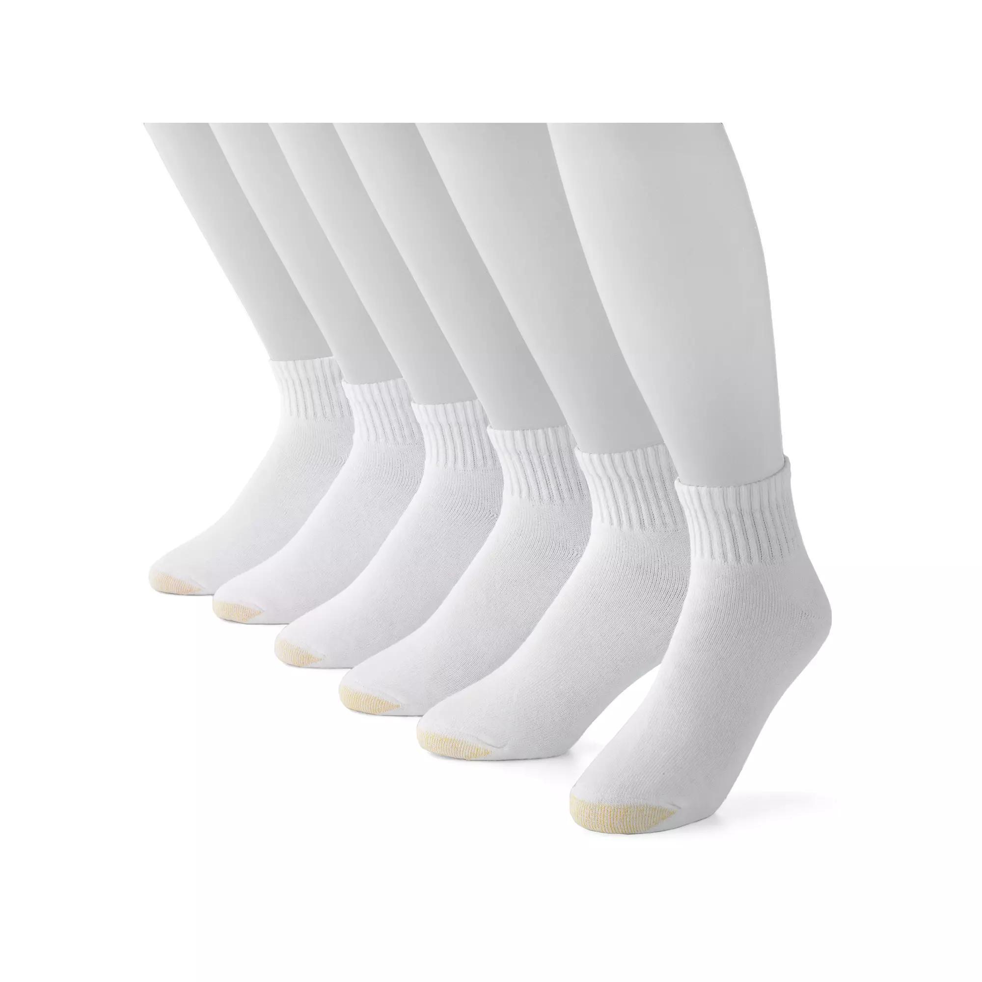 Cotton Cushion Big & Tall Ankle Socks 6-Pack Product Image