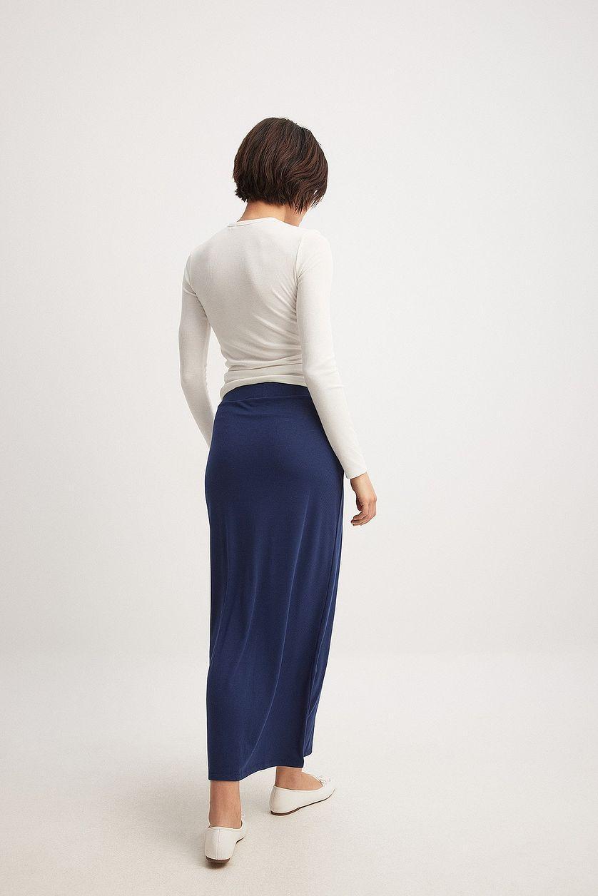 Rib Maxi Skirt Product Image
