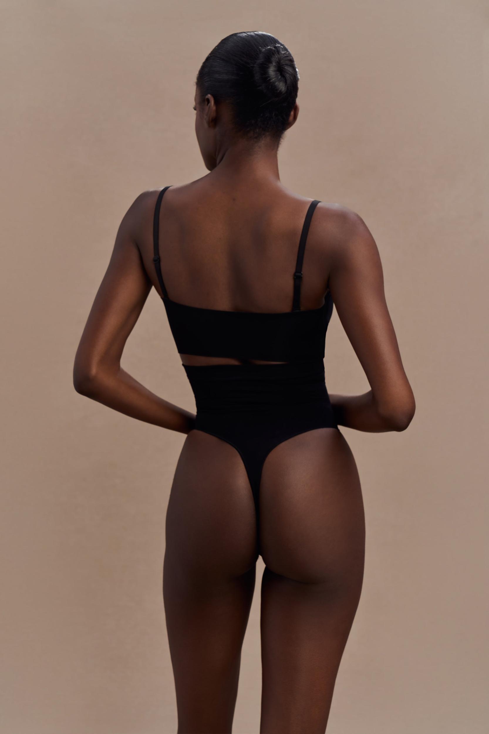 Saria High Waist Shapewear Briefs - Black Product Image
