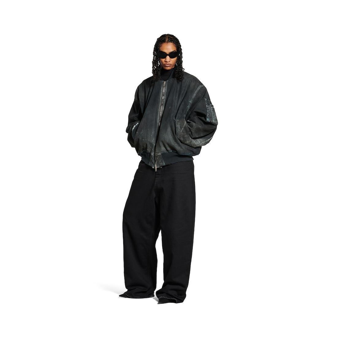Women's Bomber Jacket in Blue Product Image