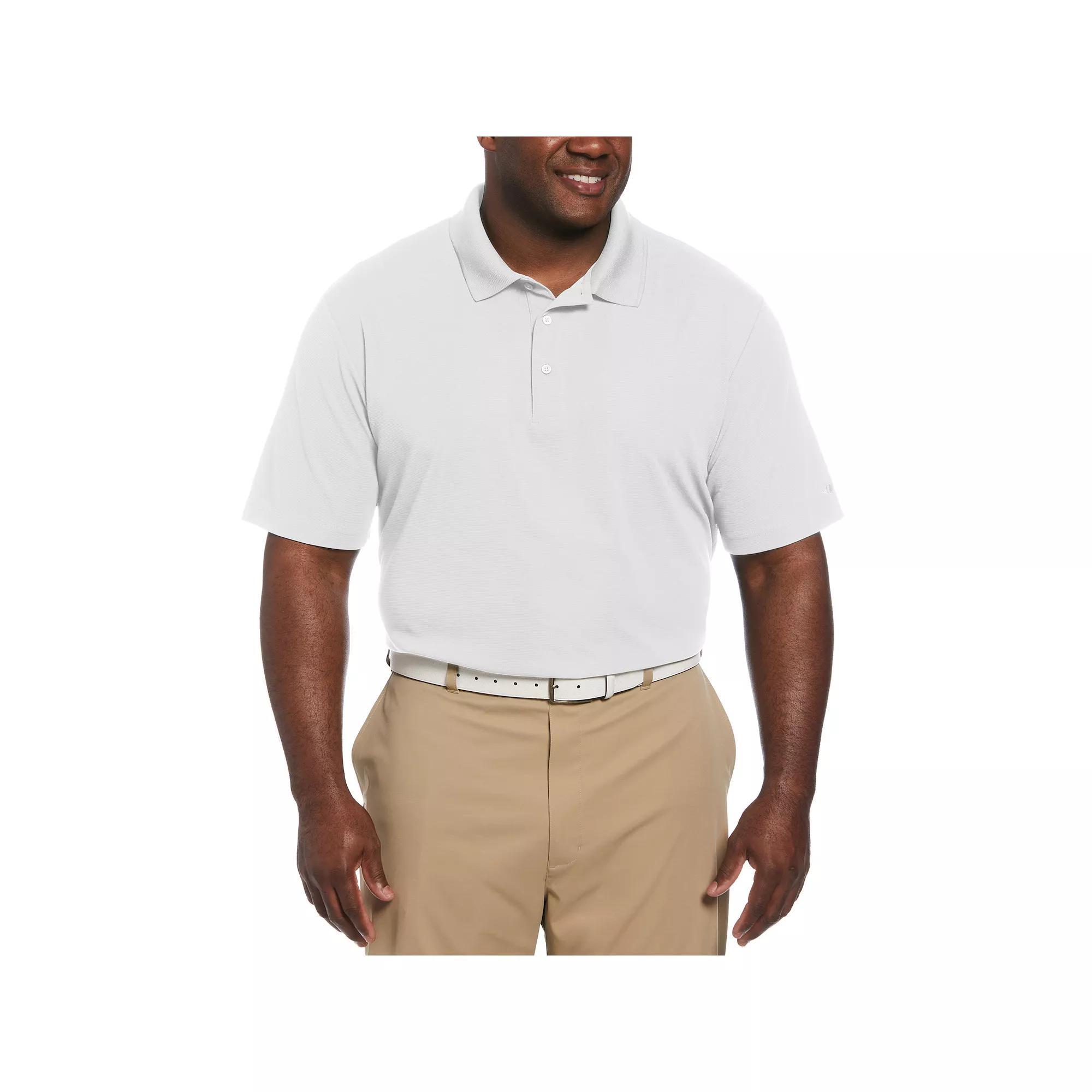 Big & Tall Grand Slam Short Sleeve Classic-Fit Solid Golf Polo, Men's, Size: XXL Tall, Black Product Image