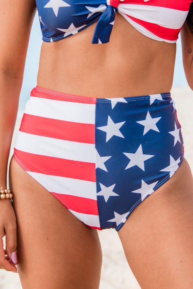 Party In The USA Stars and Stripes Bikini Bottoms SALE Product Image