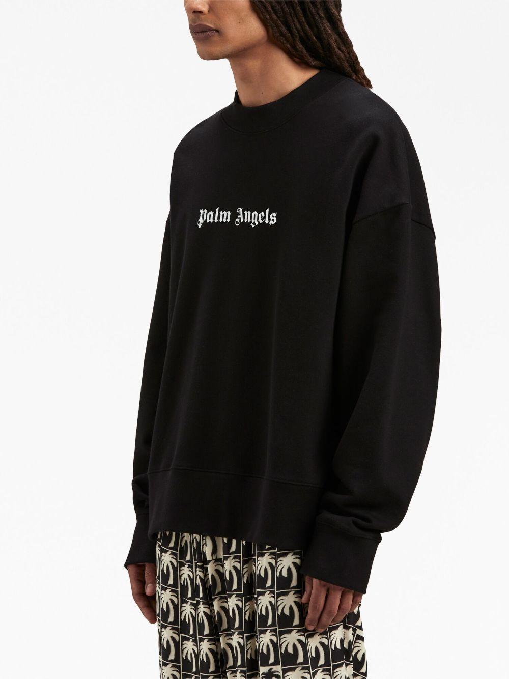 logo-print crew-neck sweatshirt Product Image