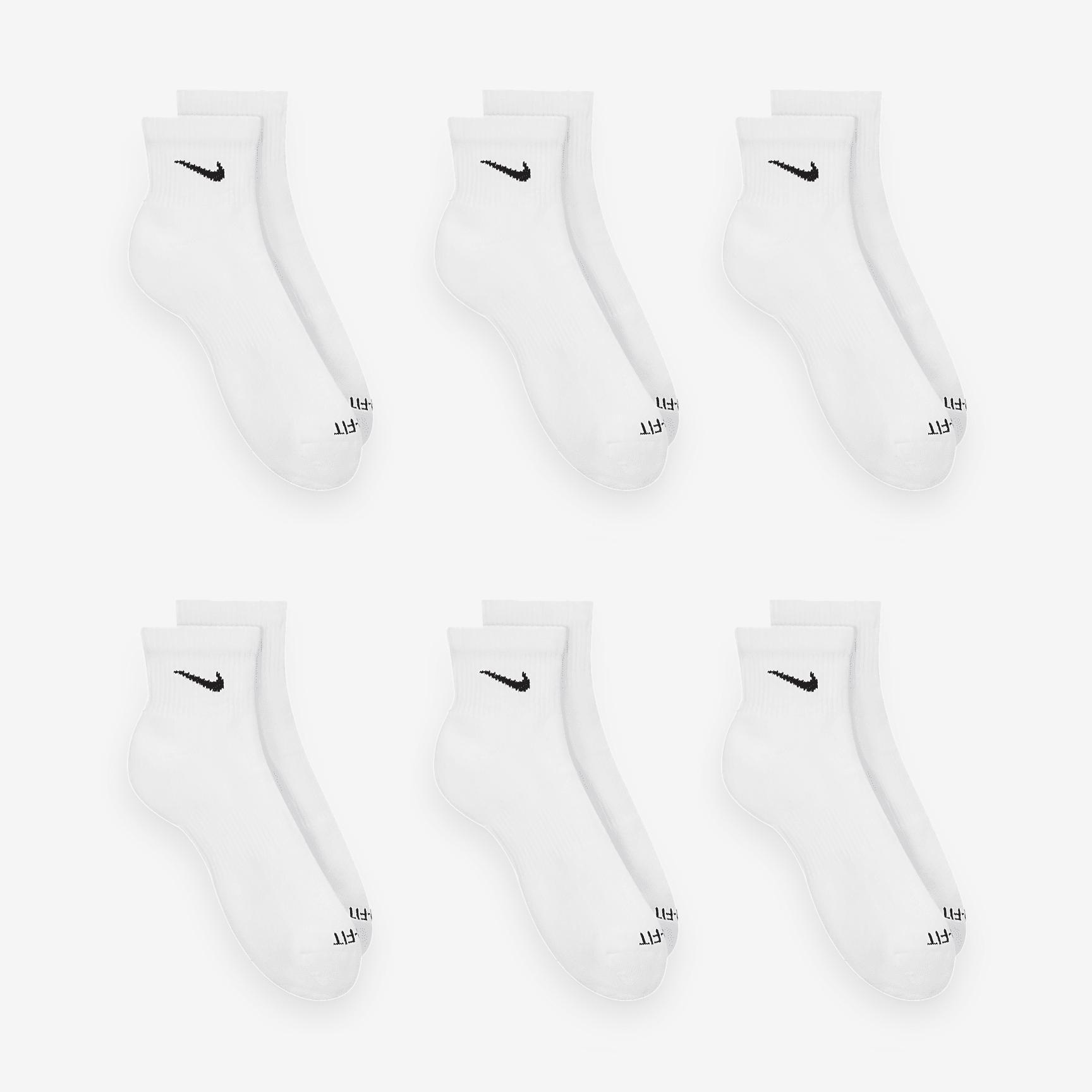 Nike Everyday Plus Cushioned Training Ankle Socks (6 Pairs) Product Image