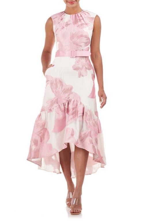 Womens Beatrix Floral Organza Midi-Dress Product Image
