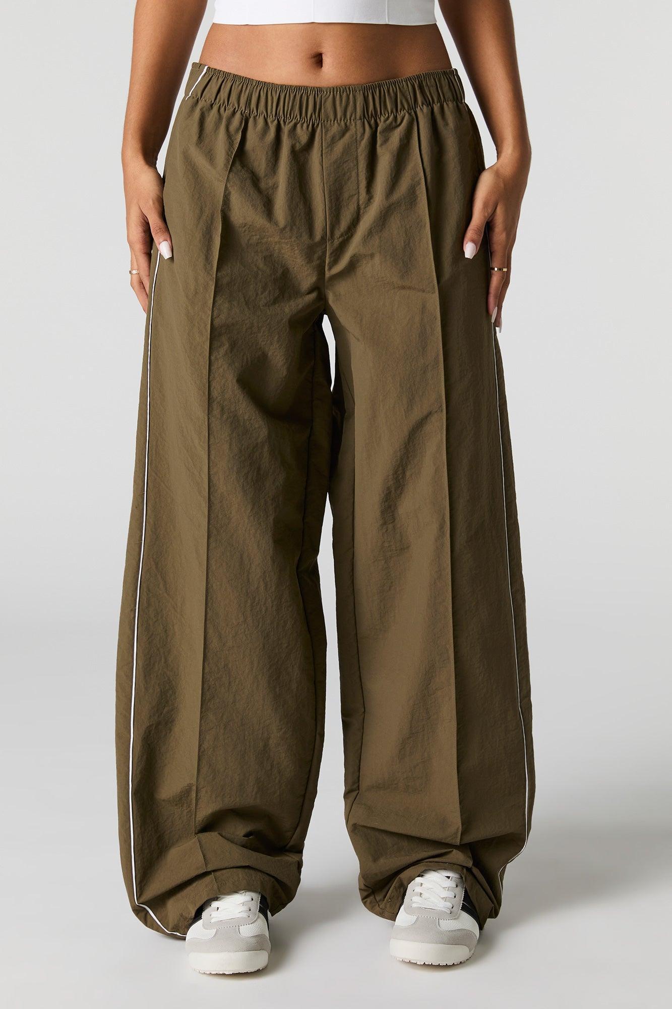 Nylon Wide Leg Pant Female Product Image