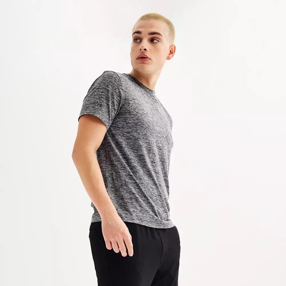 Men's FLX Luxury Soft Wander Tee, Size: Small, Black Grey Product Image