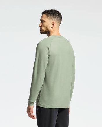 MENS TAYLOR PIQUE LONG SLEEVE TEE - B6T580F200 Product Image