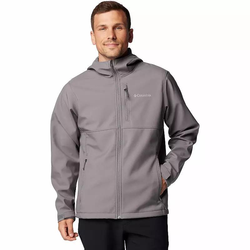 Big & Tall Columbia Ascender™ II Midweight Hooded Soft Shell Jacket, Men's, Size: 4XB, Black Product Image