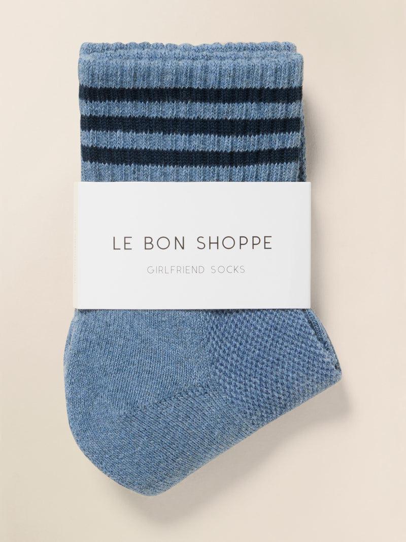 Le Bon Shoppe Girlfriend Socks - Indigo Product Image