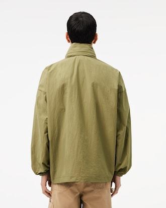 Men's Water-Repellent Removable Hood Windbreaker Product Image