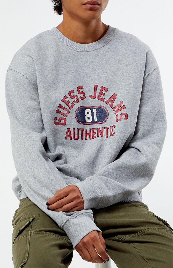 Guess Jeans Men's Authentic Regular Crew Neck Sweatshirt Product Image