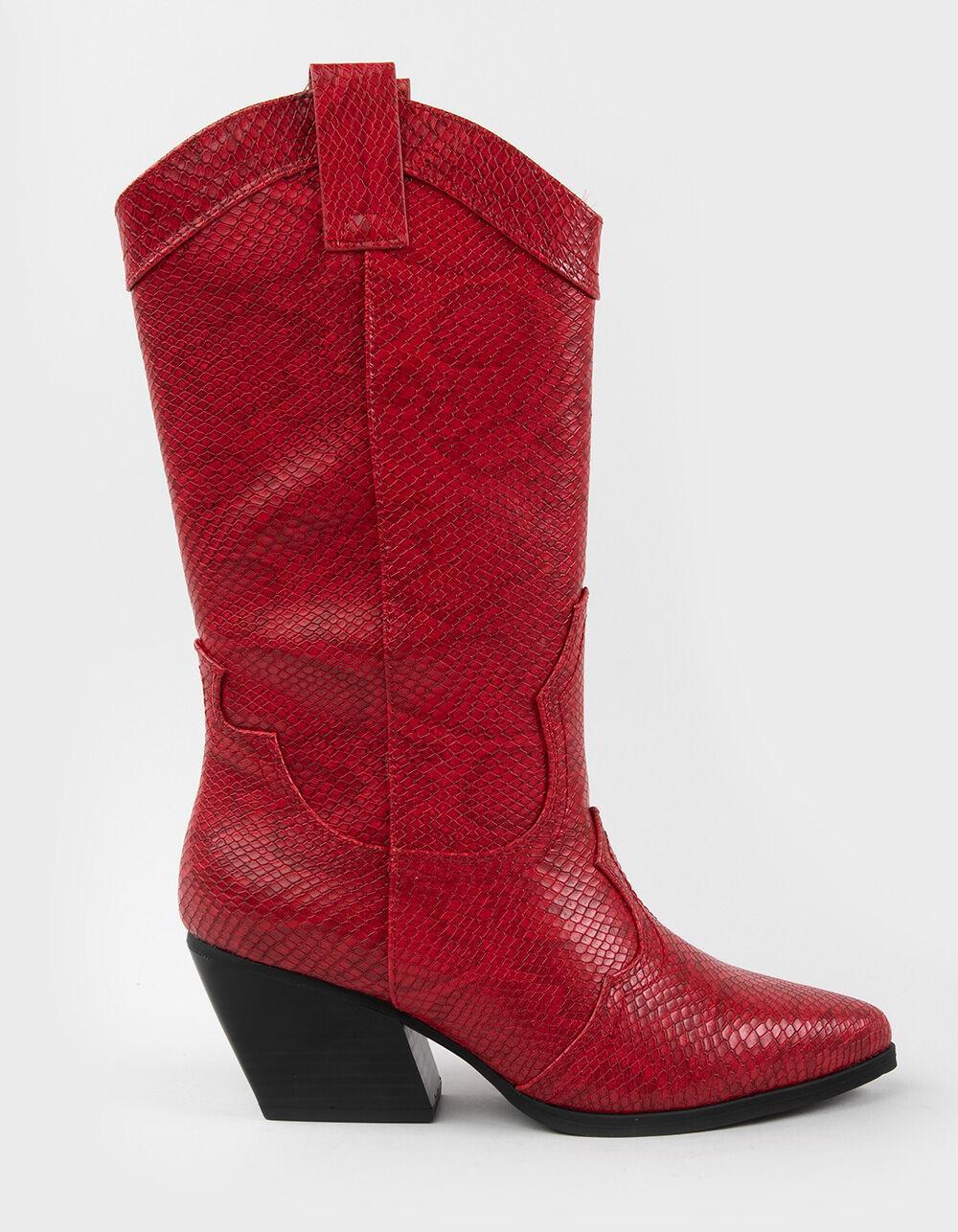 SODA Thought Womens Western Boots Product Image