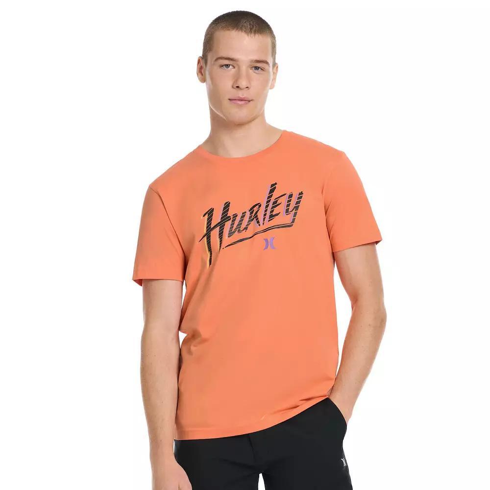 Men's Hurley Super Speed Short Sleeve Graphic Tee, Size: XXL, Orange Cream Product Image