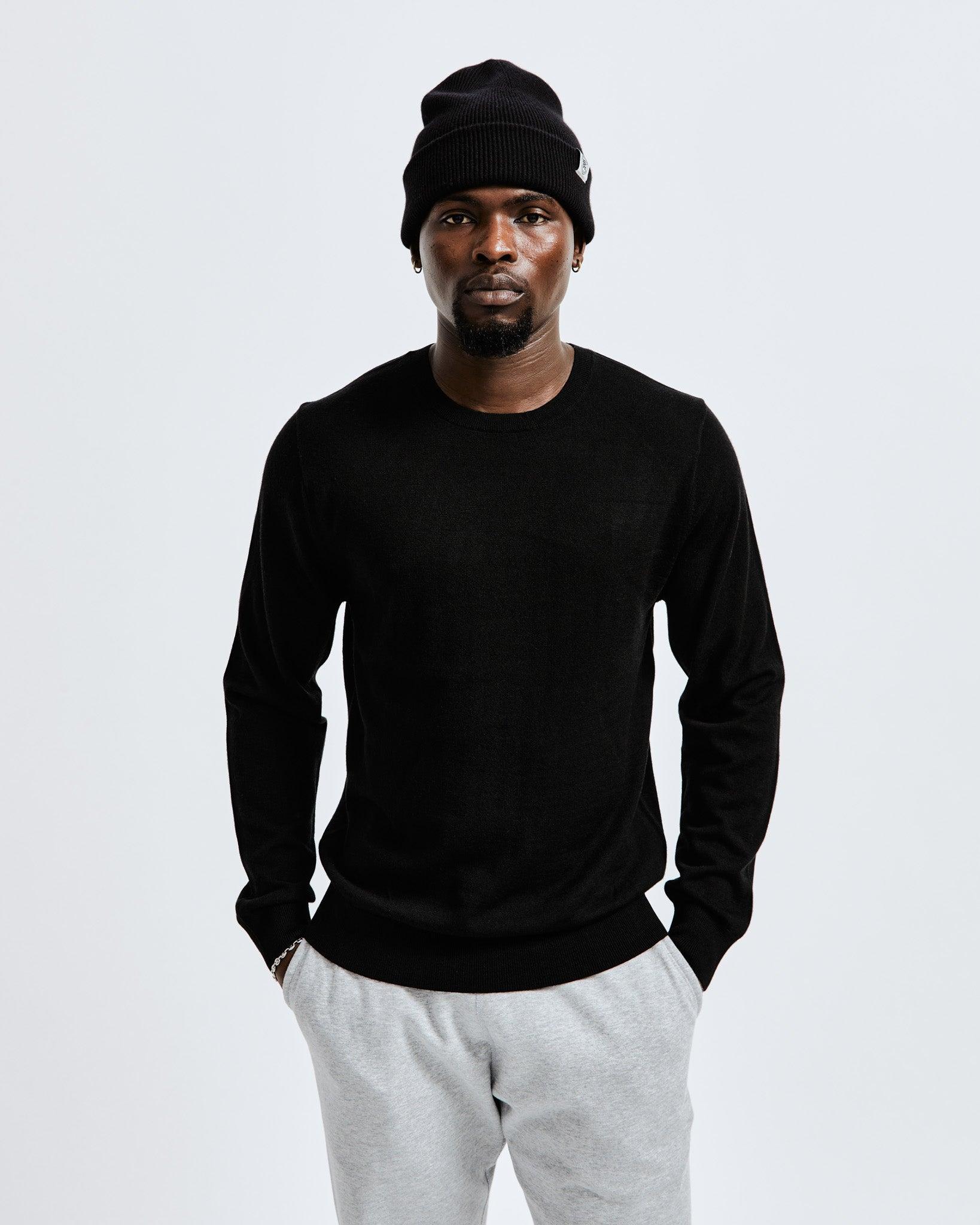 Lightweight Merino Harry Crewneck - Vault Male Product Image