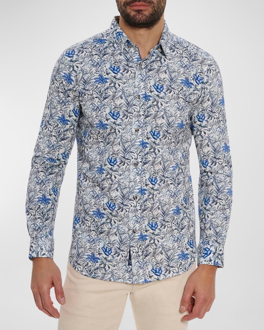 Mens Leif Knit Button-Up Shirt Product Image