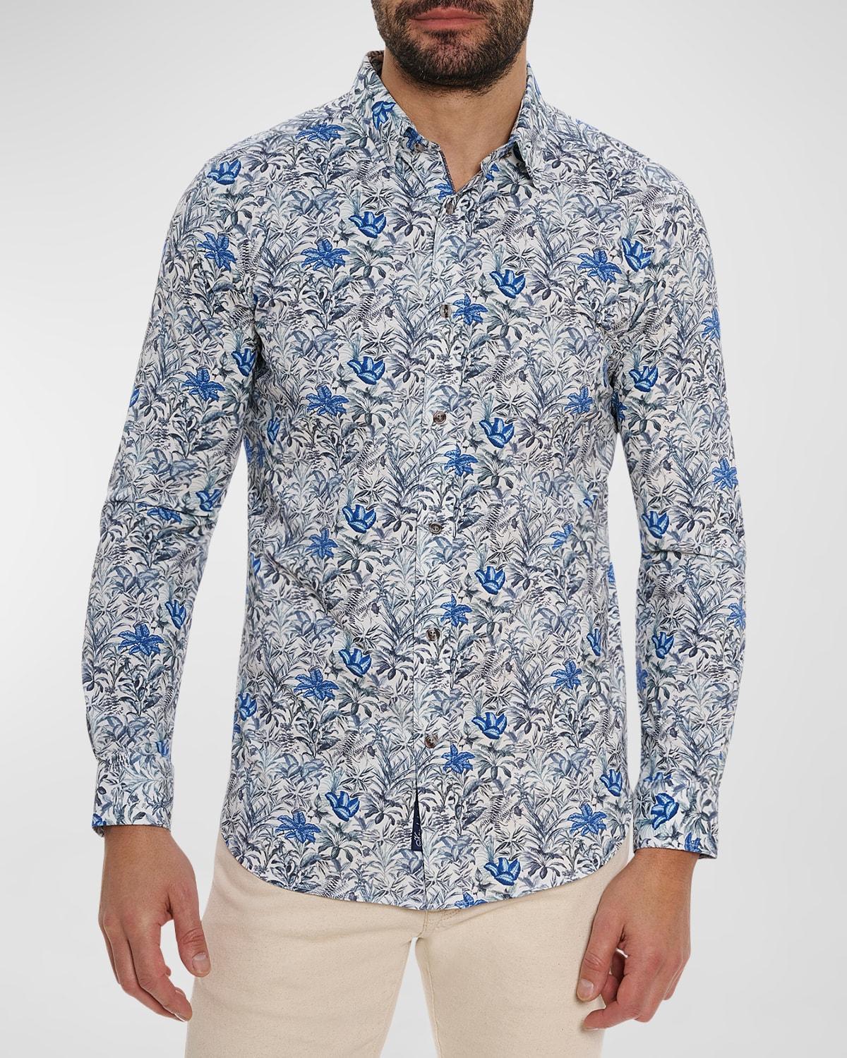 Mens Leif Knit Button-Up Shirt Product Image