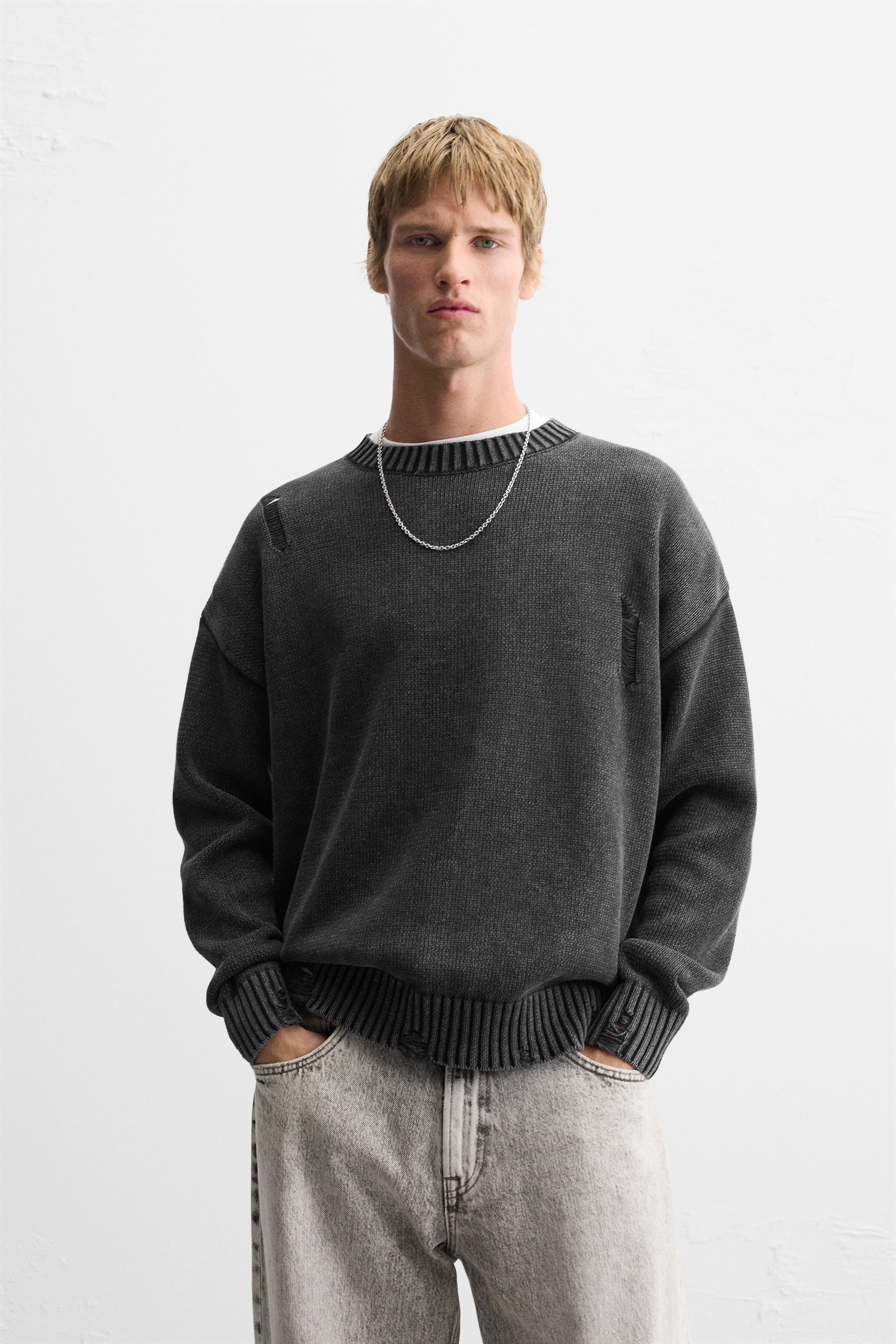 JACQUARD SWEATER WITH TEXT Product Image