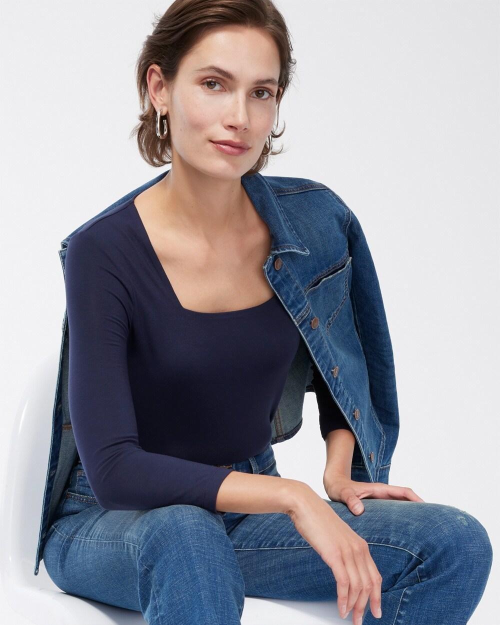 Touch of Cool™ Square Neck Tee Product Image