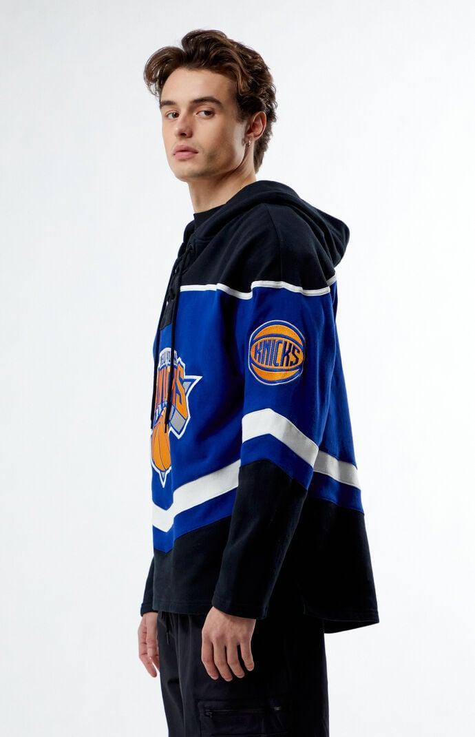 Mens 47 New York Knicks OversizedTri-Satin Layup Lacer Pullover Hoodie Product Image
